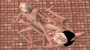 i can’t stop watching these 3d blonde lesbian girls get wild