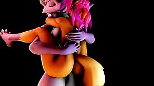 Cumpilation of Deepthroat Hentai with Big Cock Facials