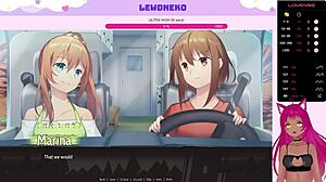 Lewdneko the Vtuber Plays Highway Blossoms Part 2 Again
