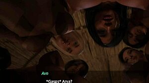 Stud gets gang banged by hot Latinas