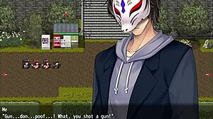 ugly fat guy loses virginity to busty stepsister in youkai busters ep7