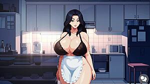 Forcing My MILF to Use Anal Dildo in Our Recording Studio