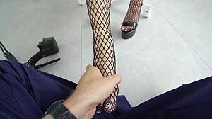 Urgent office break with hardcore sex and big cock