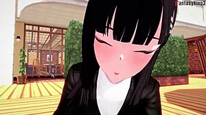 Sunako Nakahara office girl gives steamy blowjob at nomikai 1