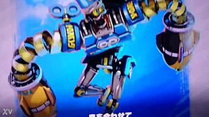 a ms hentai robot solo in wild game action