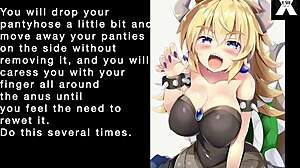 Sissy Maid Bowsette's Anal Treat