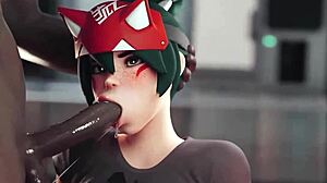 Just caught R34 highlights for 4th July week 2024. Tifa Lockhart and D.Va get wild with blowjobs and assfucking.
