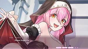 Holy nun gets some hardcore sex - Kaiju Princess 2