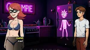 yo, spooky succubus and evil morty bang in demoniums parody game!