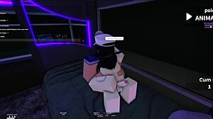 yo, i'm breeding this anime chick in roblox condo