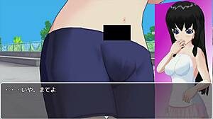 Hentai anime game scene with sub mail tennis lesson action