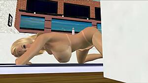 ever wonder how a cute 3d big-breasted girl rubs her pussy in animation?