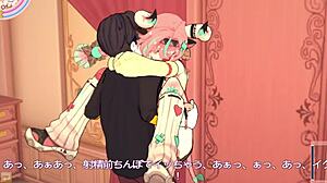 Varese’s hot scene in Koikatsu motel room