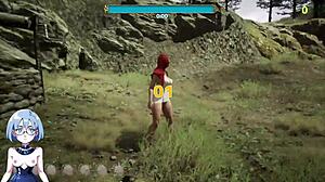 Exclamatory-Provocative Horny blonde banged by fat old man in game!