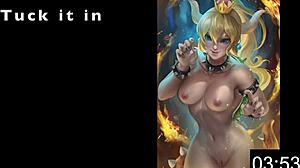 bowsette turns you into her submissive slut for anal instructions