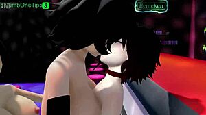 Kalis shift at the strip club RWBY