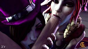 Šialená Moxxi a Lilith v Horúcom Borderlands Klipu?