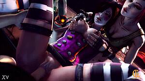 Mad Moxxi and Lilith in Steamy Borderlands Clip?