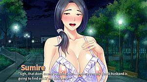 Netorious Neighbor Cumming for Their Wives Ep5: BDSM Threesome in Manga Action