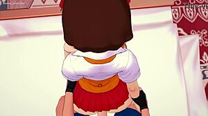 hot velma craves to ride a huge cock in adult hentai 3d version