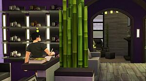 3D animated porn: Happy ending massage turns into a disaster