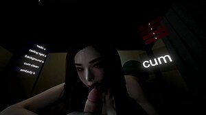 Suggestive Horny Asian Girl Sucks and Fucks Your Cock. She Craves Your Cum Spilling Everywhere in Tight Animation.