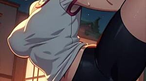 Ahegao creampies in public anime scenes
