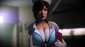 Nightly Visit from Nurse in Stockings - Dead or Alive