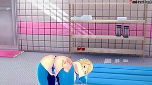 Samus Aran in a bikini in this 3D Metroid game is a beautiful sight