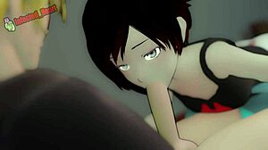 Jaune Breaks Ruby's Virginity with Intense Action