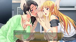 Big-boobed family gets wild under hypnosis in part 1