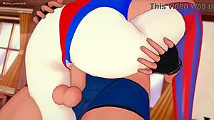 pomni in bikini fucks hard before bedtime uncensored fun