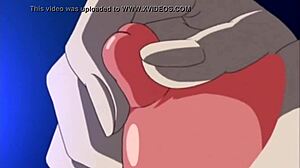 Big breasted anime nurse masturbates and has an orgasm