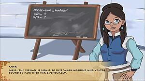 Hentai game with an anime-style art called Four elements trainer book 4 love part 74