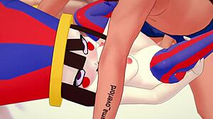 pomni in bikini fucks hard before bedtime uncensored fun