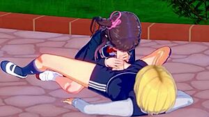 Хентай студент жестко трахает одноклассницу на переменке