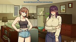 Amy discovers Chloe's secret attraction to girls in Benefitship game