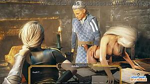 Episode 4 Foursome Orgy in Sex of Thrones Prologue