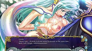 Beautiful big-boobed Lorelia in a hot solo scene in Kyonyuu Fantasy