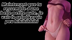 Femboy D.Va gets body art in this Hentai JOI video