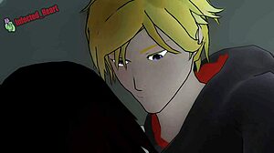 Jaune Breaks Ruby's Virginity with Intense Action