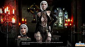 Magdalena and Countess in Crimson: BDSM fun in a cartoon hentai