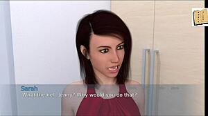 Triangle 13 in 3D game anime