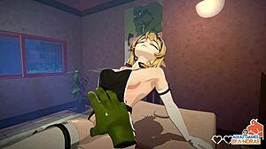 Cowgirl Anal Sex in 3D