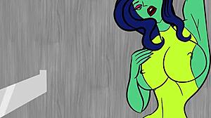Beautiful big-boobed women in uncensored cartoon porn