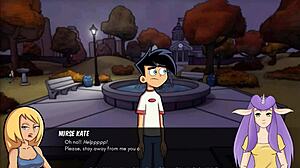 Danny Phantom Amity Park: Nurse uncovers secret with redhead milf