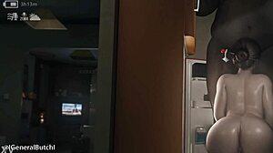 Mei Takes Big Black Cock in Overwatch Hardcore Fucking Scene