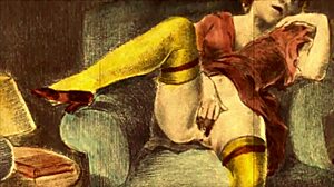 Vintage Erotic Drawings with Retro Anime Style
