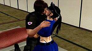 can busty rookie cop handle sergeant’s hot pounding without holding back?