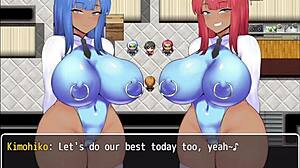 Cops and girls in uniform get naughty in this video